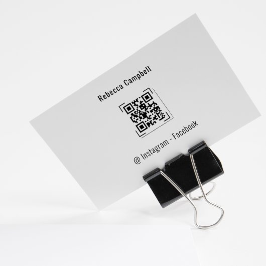 Aangepaste Facebook Business Qr Code Instagram Rubberstempel