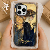 Aangepaste Fairy Navy en Goud Case-Mate iPhone Case