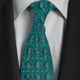 Aangepaste familie 16-foto patroon stropdas