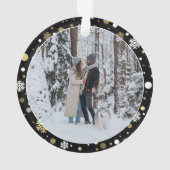 Aangepaste Familie Afbeelding Kerst Gepersonalisee Ornament (achterkant)