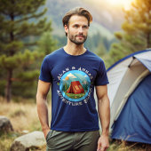 Aangepaste familie avontuur kamp - gepersonaliseer t-shirt