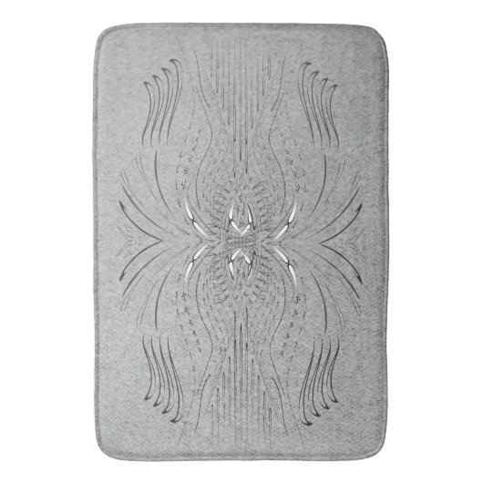 Aangepaste familie badmat - gepersonaliseerde anti (Voorkant Verticaal)