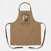 Aangepaste familie Boerderij Westerne cowboylaarze Schort (Voorkant)