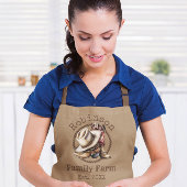 Aangepaste familie Boerderij Westerne cowboylaarze Schort