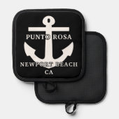 Aangepaste familie bootnaam en haven Marina Pannenlap (Voorkant / Achterkant)