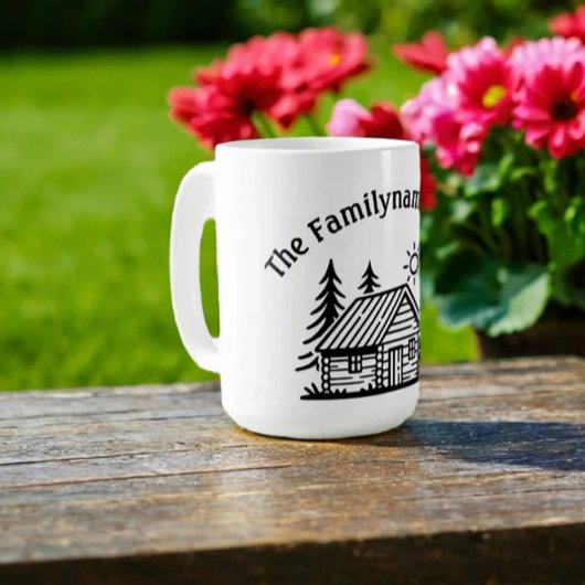 Aangepaste Familie Cabin Koffiemok