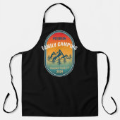 Aangepaste Familie Camping  Sunset Adventure Schort (Voorkant)