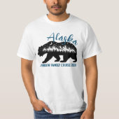 Aangepaste familie cruise reis Beer Mountains T-shirt (Voorkant)