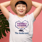 Aangepaste Familie Cruise Vakantie Datum Gepersona T-shirt
