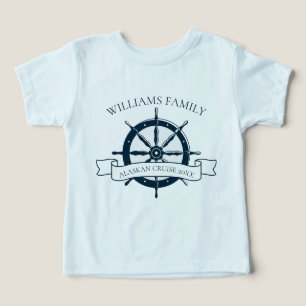 Aangepaste Familie Cruiseschip Trip Nautisch Wiel