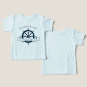 Aangepaste Familie Cruiseschip Trip Nautisch Wiel (Ontwerp Voorkant & Achterkant)