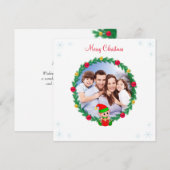 Aangepaste Familie, Dennenkrans & Schattige Elf Ke (Voorkant / Achterkant)