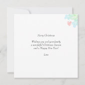 Aangepaste familie en engel voor lichte blauw kers (Achterkant)