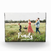 Aangepaste Familie Foto Bewaarblok Photoblock (Voorkant)