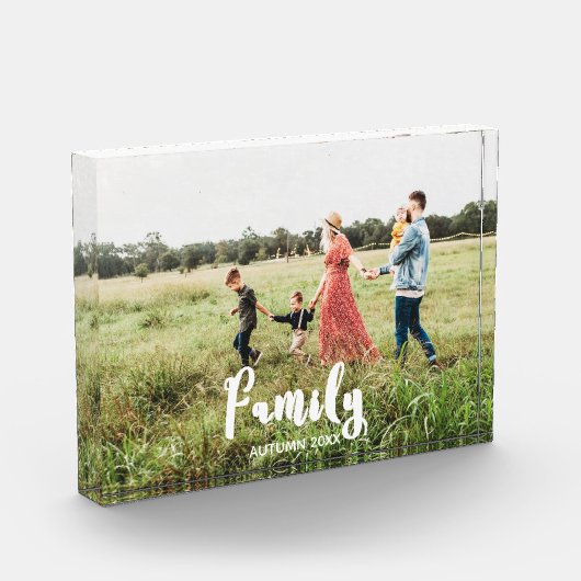 Aangepaste Familie Foto Bewaarblok Photoblock (Links)