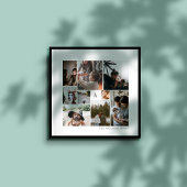 AANGEPASTE FAMILIE FOTO COLLAGE POSTER EN PRINT