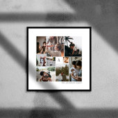 AANGEPASTE FAMILIE FOTO COLLAGE POSTER EN PRINT