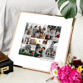AANGEPASTE FAMILIE FOTO COLLAGE POSTER EN PRINT