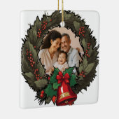 Aangepaste Familie Foto Kerst Ornament (Rechts)