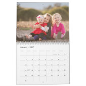 Aangepaste familie foto Maak je eigen kalender (Jan 2027)