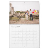 Aangepaste familie foto Maak je eigen kalender (Feb 2027)