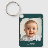 Aangepaste Familie Foto Sleutelhanger Dubbelzijdig (Voorkant)