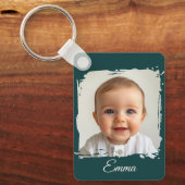 Aangepaste Familie Foto Sleutelhanger Dubbelzijdig (Voorkant)