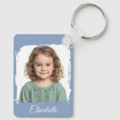 Aangepaste Familie Foto Sleutelhanger Dubbelzijdig (Achterkant)