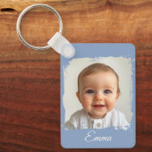 Aangepaste Familie Foto Sleutelhanger Dubbelzijdig (Voorkant)