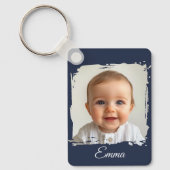 Aangepaste Familie Foto Sleutelhanger Dubbelzijdig (Voorkant)
