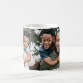 Aangepaste familie foto wrap-around koffiemok (Center)