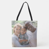 Aangepaste familie fotosjabloon dubbelzijdig Tas (Voorkant)