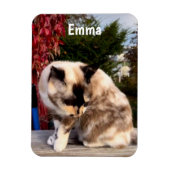 Aangepaste Familie Huisdier, Kat Foto Koelkast Magneet (Verticaal)