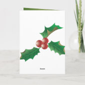 Aangepaste Familie Kerst Kaart (Achterkant)