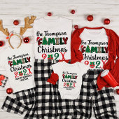 Aangepaste familie kerst maken herinneringen samen t-shirt