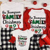 Aangepaste familie kerst maken herinneringen samen Tri-Blend shirt