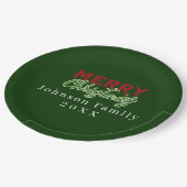 Aangepaste familie kerst papier Bord (Gekanteld)