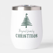 Aangepaste familie kerstboom eenvoudige groen (Voorkant)