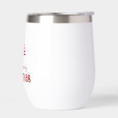 Aangepaste familie kerstboom eenvoudige rood (Links)