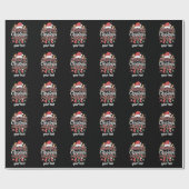 Aangepaste Familie Kerstmis 2025 Gepersonaliseerde Cadeaupapier (Vlak)