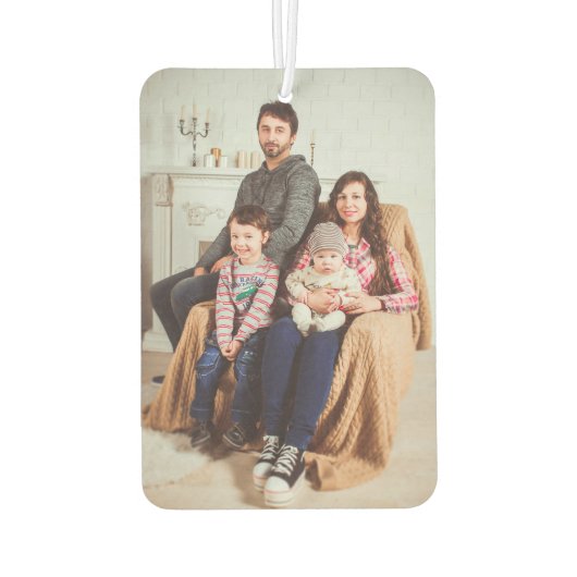 Aangepaste Familie Kinder Baby 2-zijdig Gepersonal Luchtverfrisser (Achterkant)