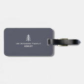 Aangepaste Familie Lake Camping Vakantie Groepen M Bagagelabel (Achterkant horizontaal)