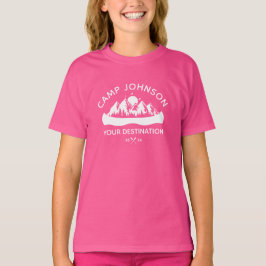 Aangepaste Familie Lake Camping Vakantie Groepen M T-shirt