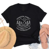 Aangepaste Familie Lake Camping Vakantie Groepen M T-shirt