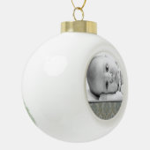 Aangepaste Familie Photo Ball Ornament (Links)