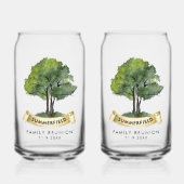 Aangepaste Familie Reünie Cousins Crew Matching Blikvorm Glas (Voorkant)