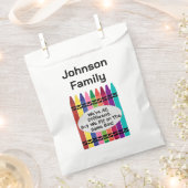 Aangepaste Familie Reünie Papieren Feestzak Bedankzakje (Geknipt)