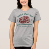 Aangepaste familie road trip matching Tri-Blend shirt (Voorkant)