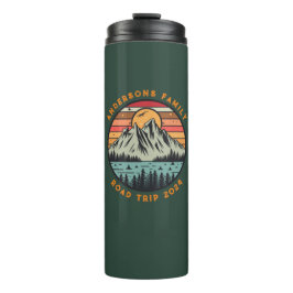 Aangepaste familie Road Trip Vakantie Reünie Thermosbeker