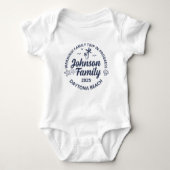Aangepaste Familie Strand Vakantie Groep Matching Romper (Voorkant)